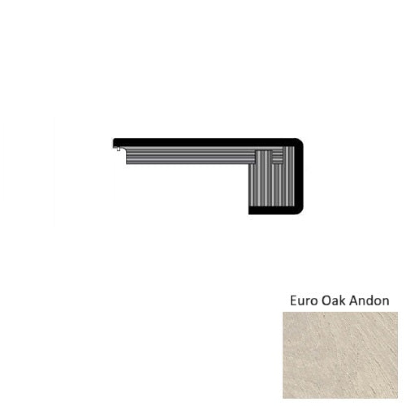 Provence II Euro Oak Andon 84" Stair Nose
