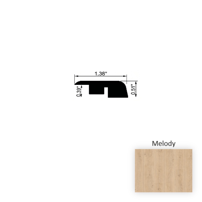 Crescendo Melody Laminate Wood Moulding / Trim - End Cap