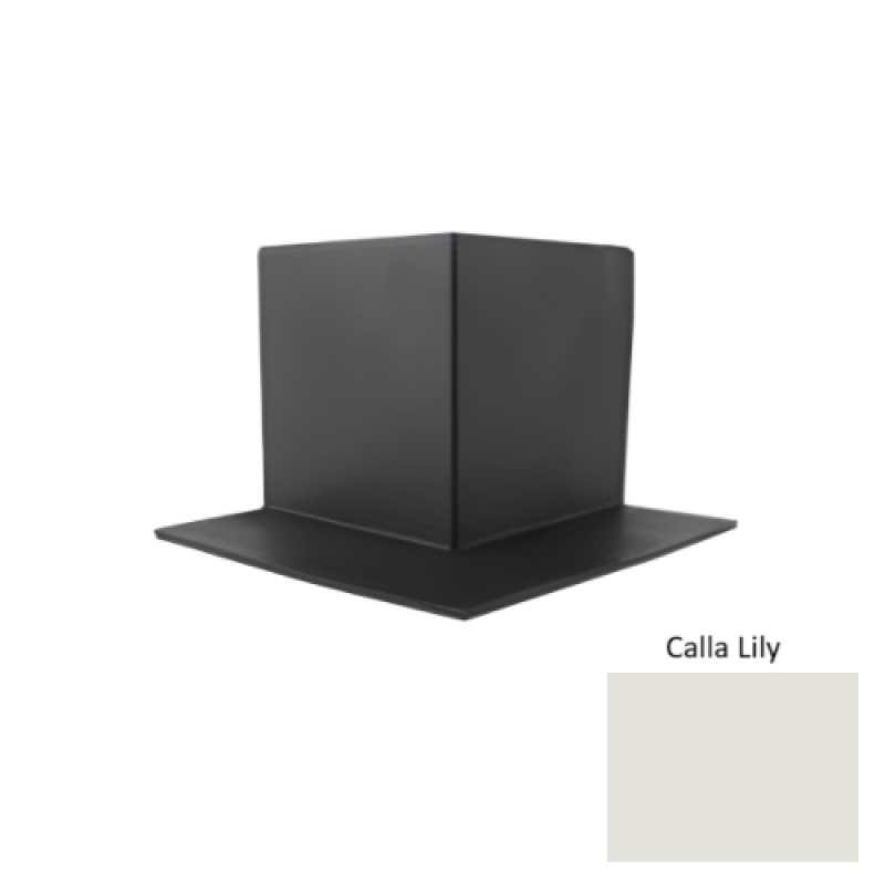 Pinnacle Calla Lily Rubber Sanitary Toe Outside Corner - 4"