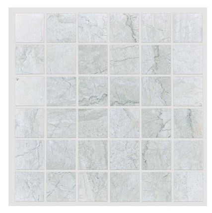 Utopia White Ceramic Mosaic - 12.99" X 12.99" - Smooth