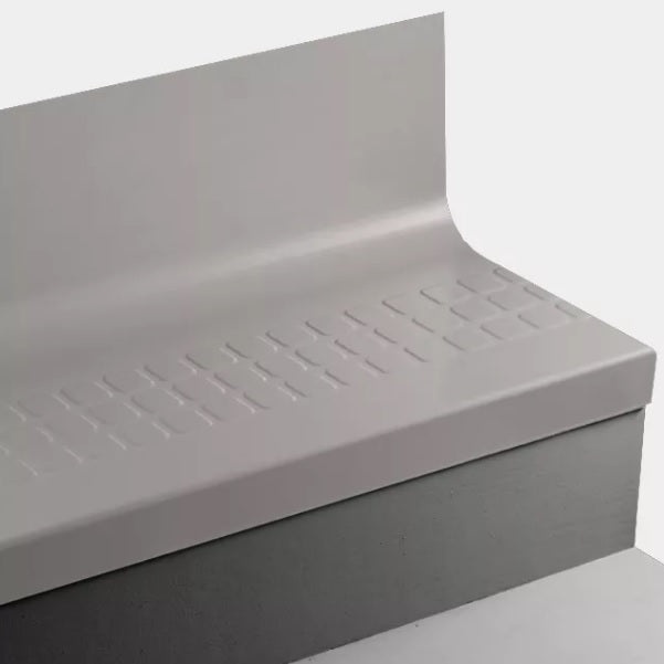 Johnsonite Whispering Mist Raised Square Rubber Moulding / Trim