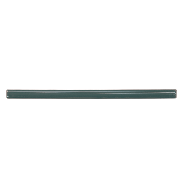 Marin Ocean Teal Ceramic Wall Trim - 0.5" x 12" Jolly - Glossy