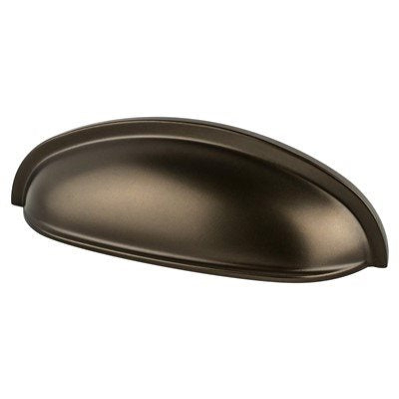 Adagio Zinc Cup Pulls - Oil Rubbed Bronze - 3" (76.2 Mm) Center To Center