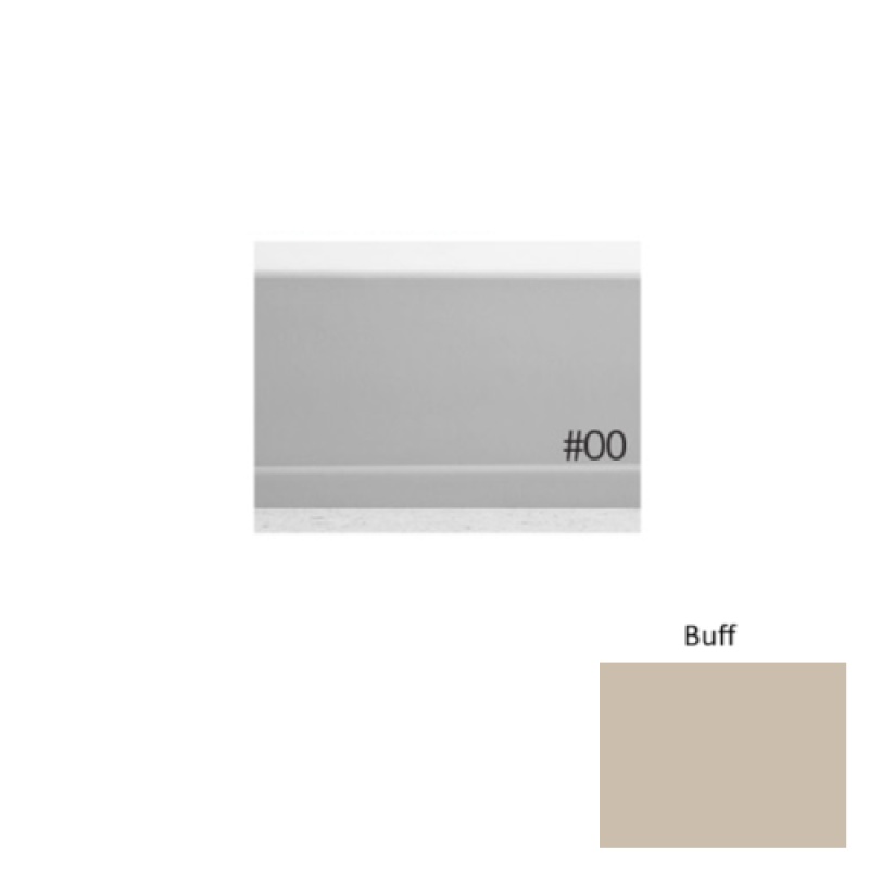 Pinnacle Plus #00 Simplicity Buff Rubber Coil Wall Base - 4" X 60 Ft