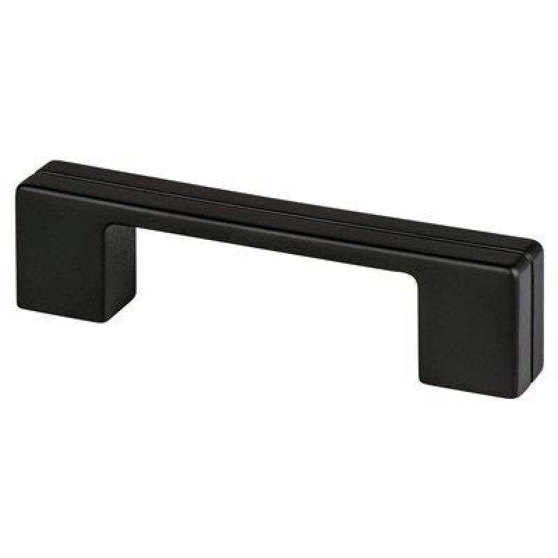 Berenson Skyline Zinc Bar Pull - Matte Black