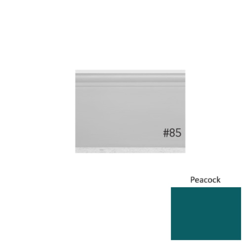 Pinnacle Plus #85 Fashion Peacock Rubber Coil Wall Base