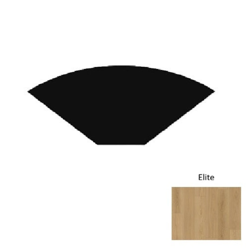 Paradise Elite 94" Quarter Round Wire Brushed Trim