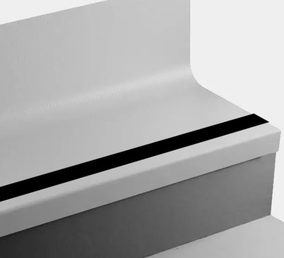 Johnsonite Mt Rainier Hammered Rubber Stair Tread