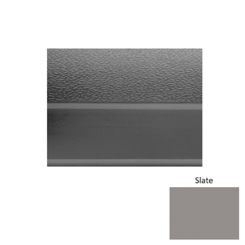 Solid 93 Slate Textured Rubber Stair Tread