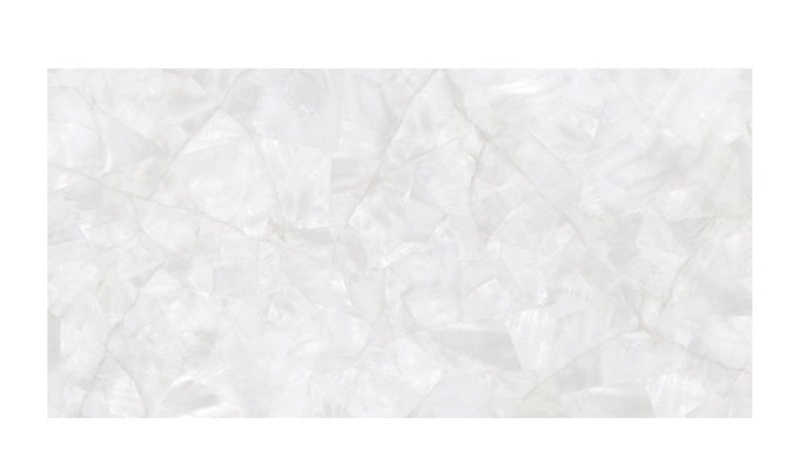 Mother Of Pearl Silver Porcelain Tile - Polished