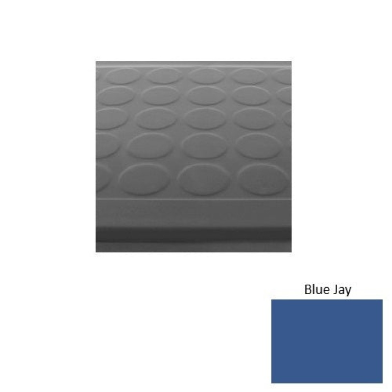 Solid 92 Blue Jay Rubber Stair Tread