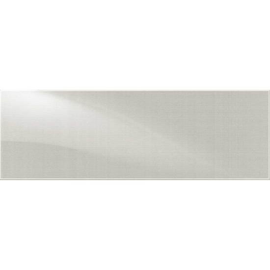 Perspecta Gravity Gray Ceramic Tile - Polished - 8" X 24"