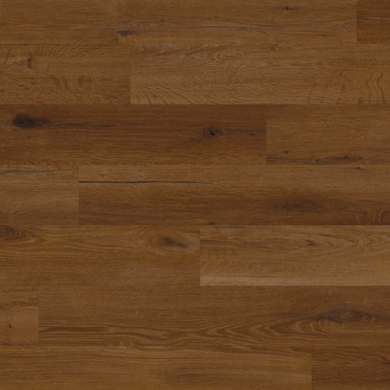 Knight Russet Character Oak Rigid Core Luxury Vinyl Tile - Polyurethane - 6" X 36"