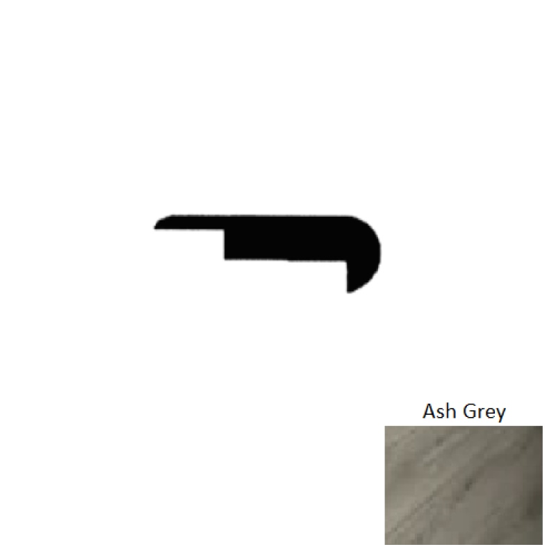 Malta Islands Ash Grey Laminate Overlap Stair Nose