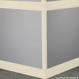 Bone White Rubber Moulding Trim Chair Rail