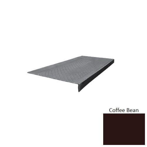 Flextones Coffee Bean Type 600 Distinct Designs Rubber - 12" X 72" Stair Tread - Diamond Profile Design