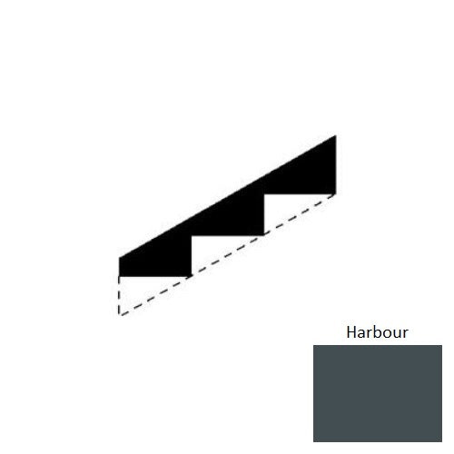 Johnsonite Harbour Rubber Moulding / Trim – 10" x 6 Ft Stringers