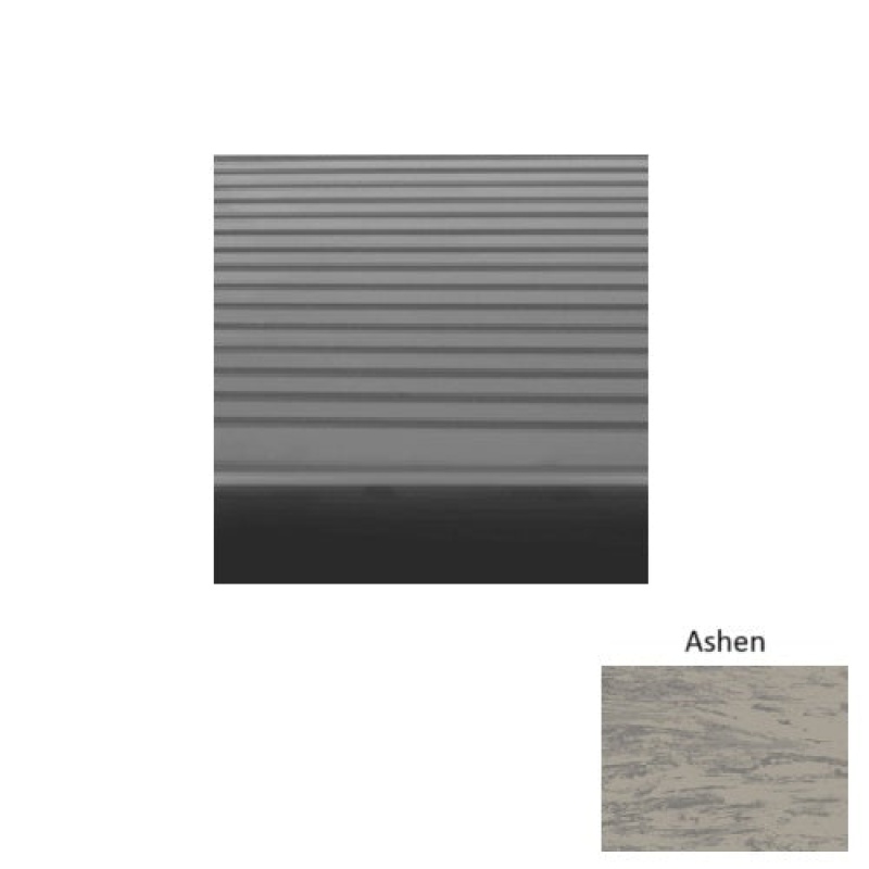 Marbleized Ashen Rib Rubber Stair Tread