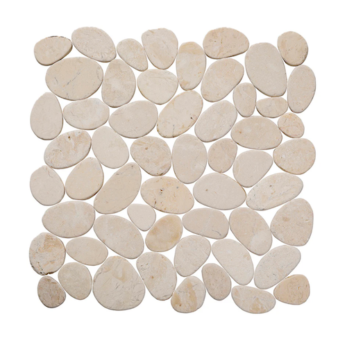 Pebble Beige Marble Marble Mosaic - Cobbles - Tumbled