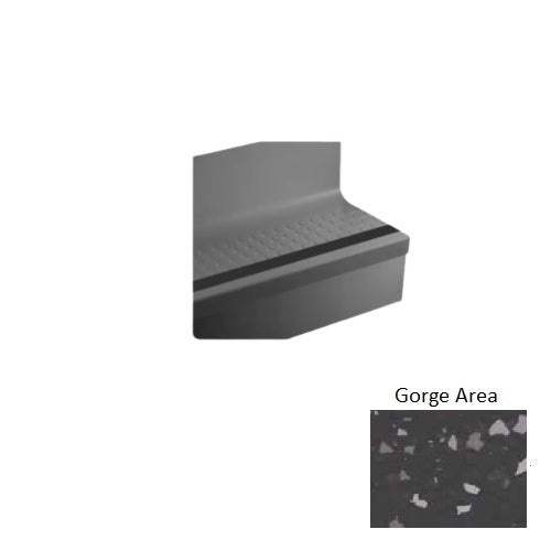 Johnsonite Gorge Area Raised Round Rubber Moulding / Trim