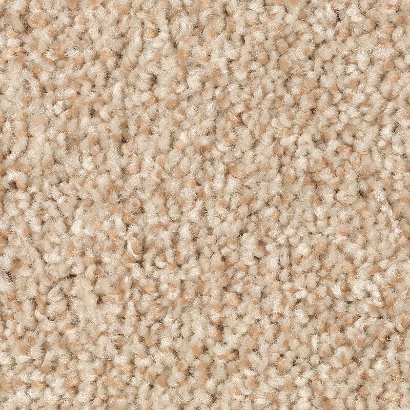 Tonal Chic I Beechnut Polyester Carpet - Textured