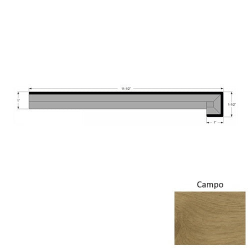 Verano Campo Hardwood Moulding / Trim Stair Tread