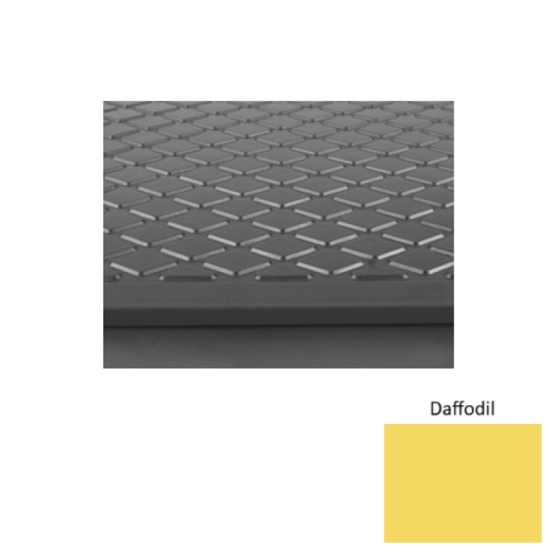 Solid 31 Daffodil Diamond Rubber (Rd) Stair Tread - Textured