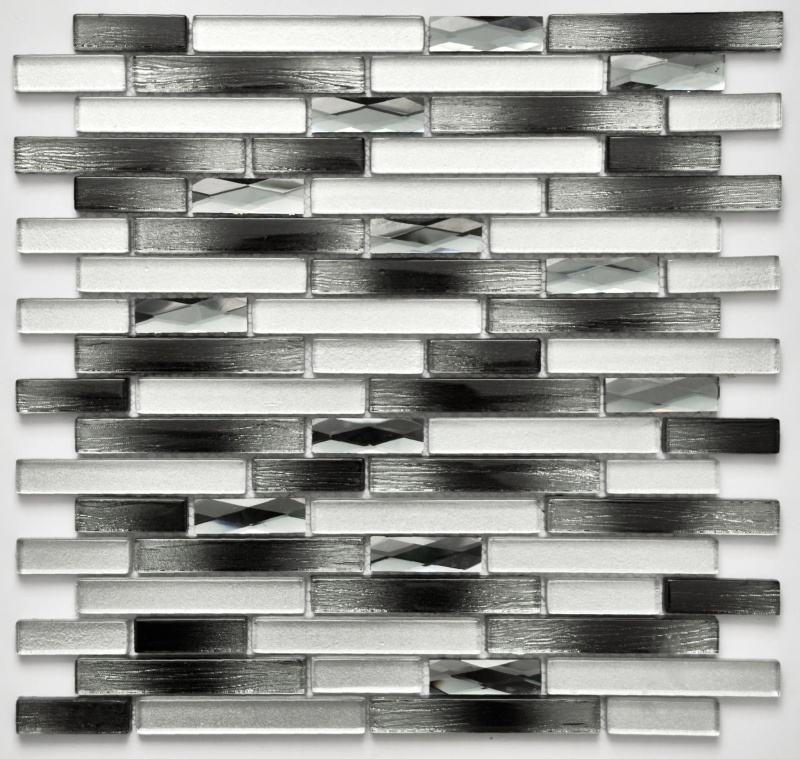 Silver Lake Glass Mosaic - Linear
