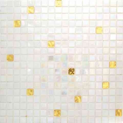 Mixes Algedi Glass Mosaic - 0.6" X 0.6" - Glossy