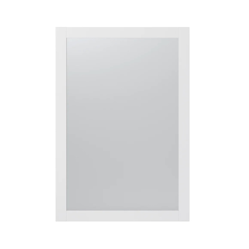 Jaxon White Wood Framed Bathroom Mirror - 22" X 32" - White