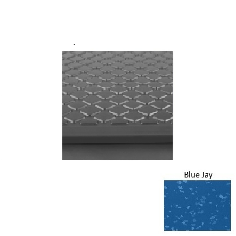 Symmetry 30 Blue Jay Diamond Rubber Stair Tread