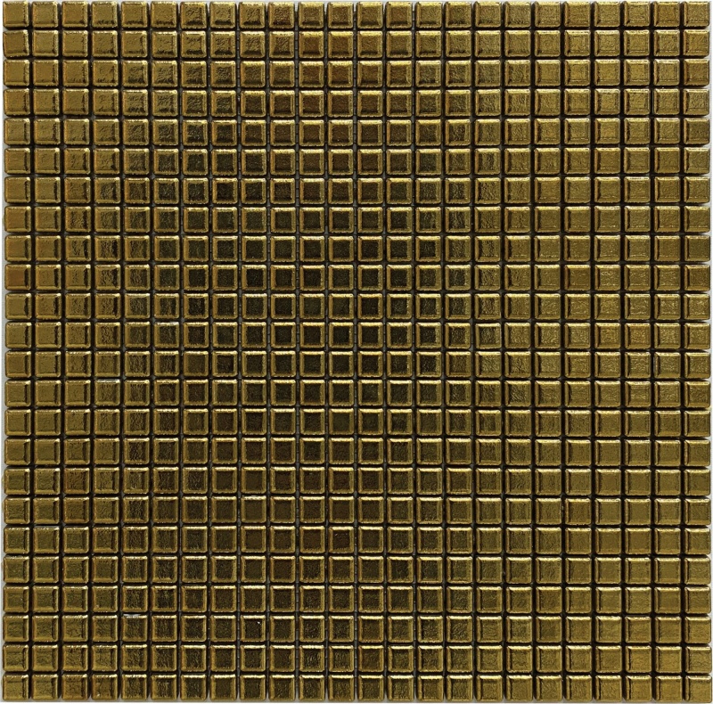 Metallica Oro 4000 Porcelain Mosaic - 1/2" X 1/2" - Matte