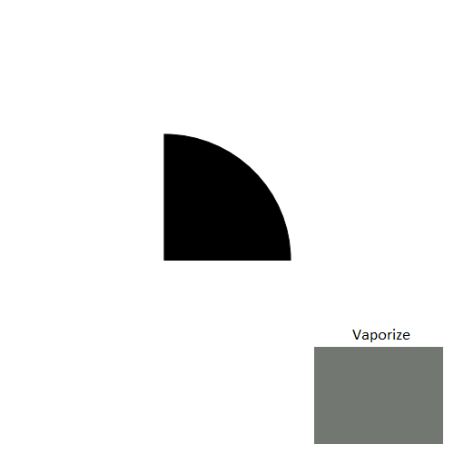 Johnsonite Vaporize Rubber Millwork Quarter Round Trim
