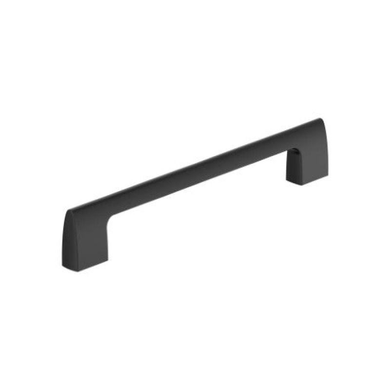 Riva Zinc Bar Cabinet Pull - Matte Black