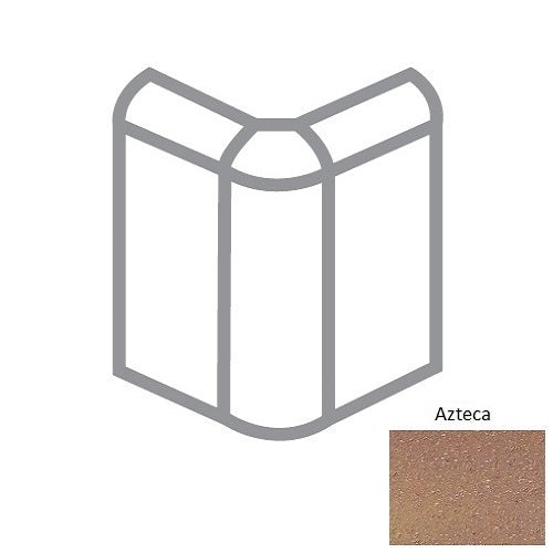 Metropolitan Azteca Ceramic Floor & Wall Trim - 6" X 6" Bullnose Corner - Honed