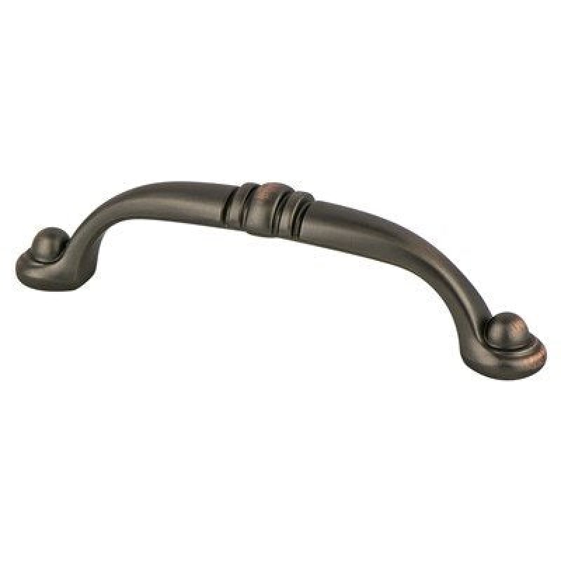 Advantage Plus Traditional Advantage Three Zinc Handle Pulls - Verona Bronze - 3 25/32" (96 Mm) Center To Center