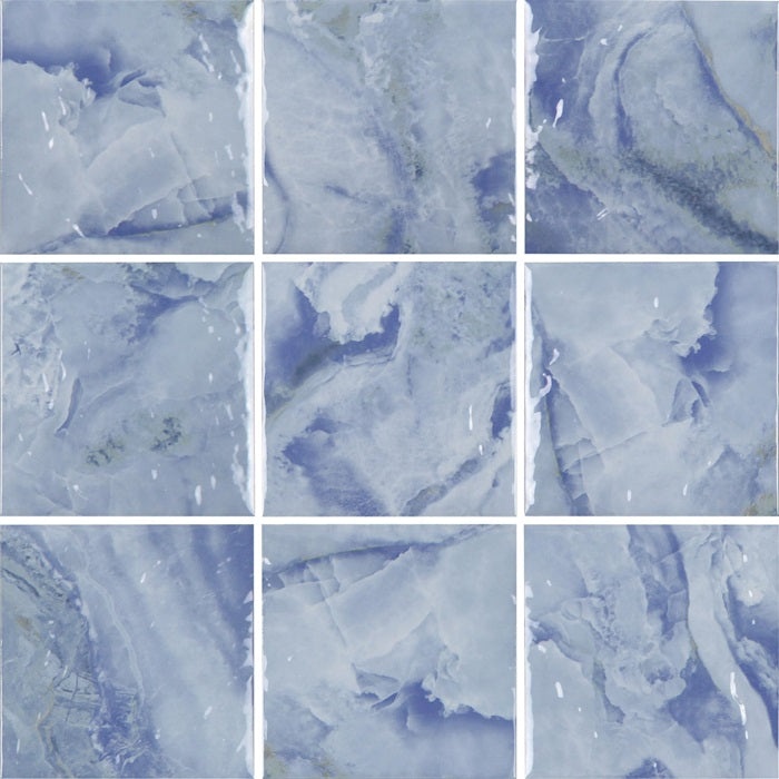 Aquatica Reef Coral Glass Tile - Glossy - 6" X 6"