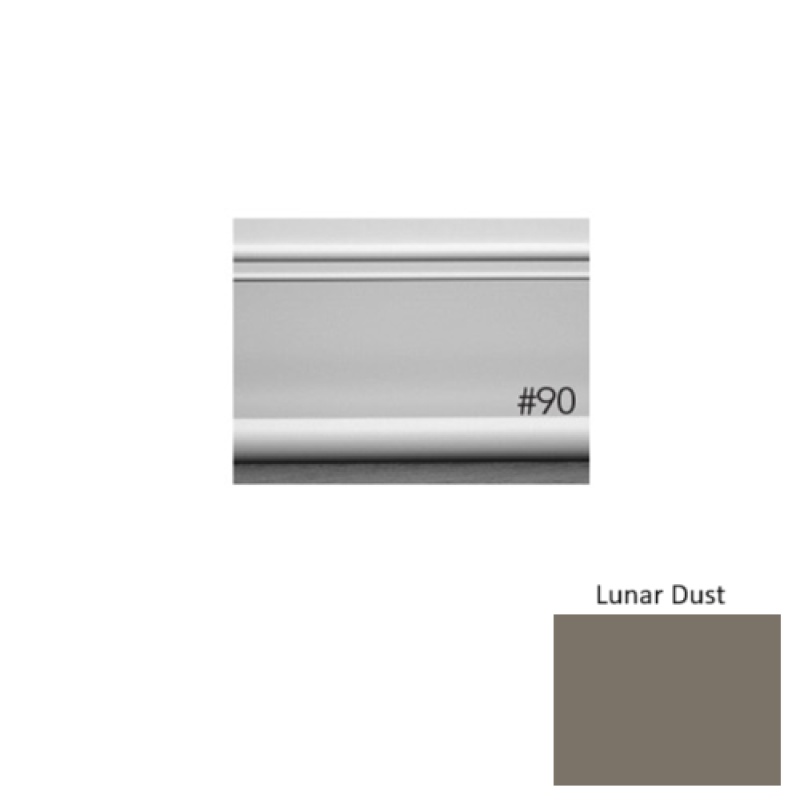 Pinnacle Plus #90 Intrigue Lunar Dust Rubber Coil Wall Base - 4" X 60 Ft