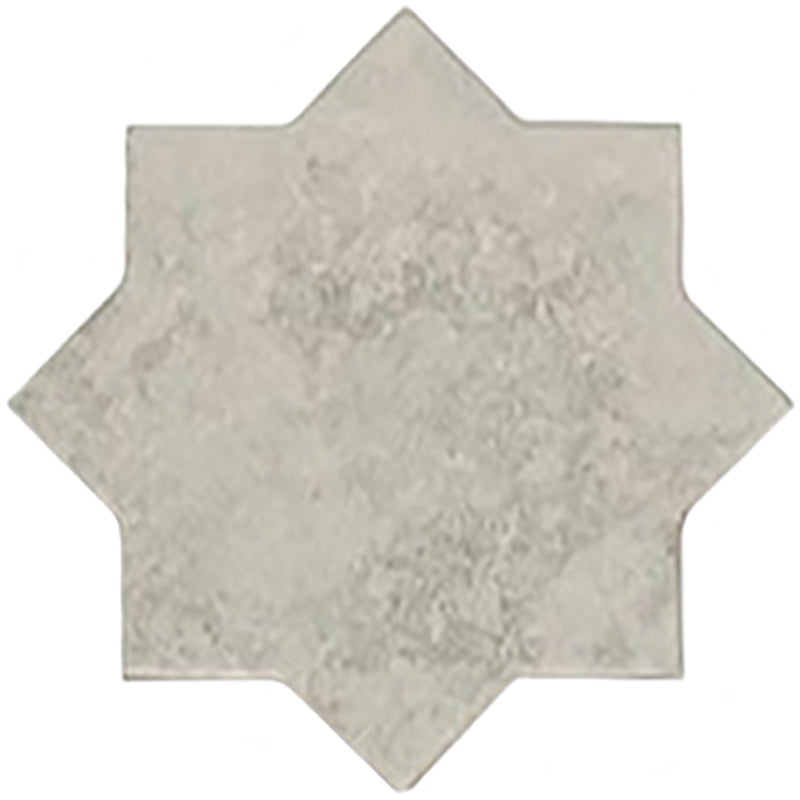Umbria Petra Porcelain Tile - Matte - 6" X 6" Star