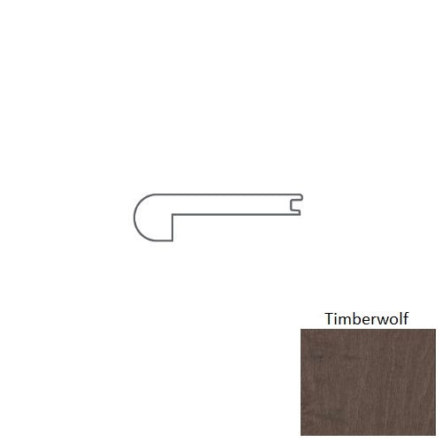 Pacific Grove Timberwolf Hardwood Moulding / Trim – 2.75" x 78" Flush Stairnose – Hand Scraped