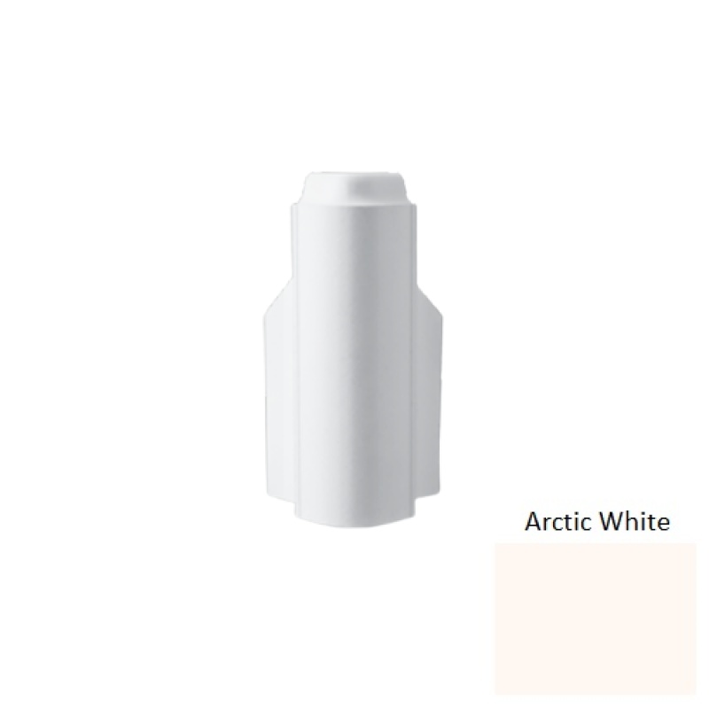 Rcb Arctic White Rubber Moulding / Trim Outside Corner Blocks