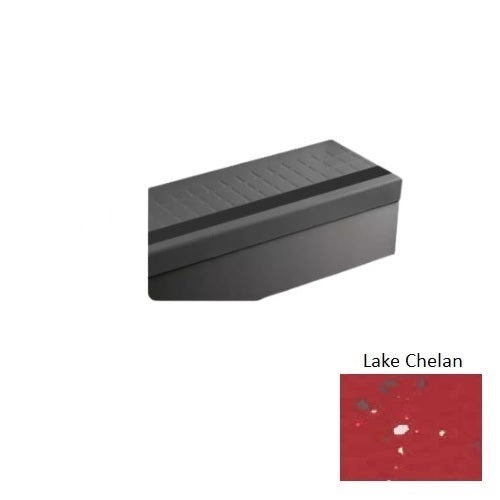 Raised Square Rubber Stair Tread with 55 Silver Grey Insert