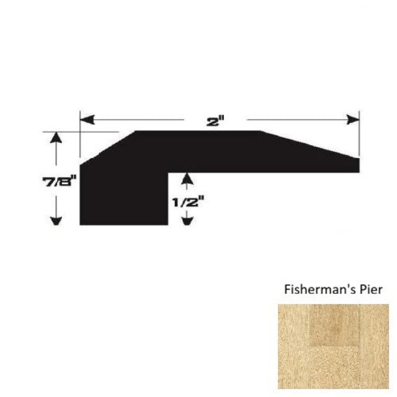 Fisherman's Pier Hardwood Moulding / Trim - 90" Threshold