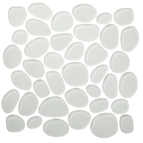 Glass Essentials Pure Silk Glass Mosaic - Spindrift - 11 3/4" X 11 3/4"