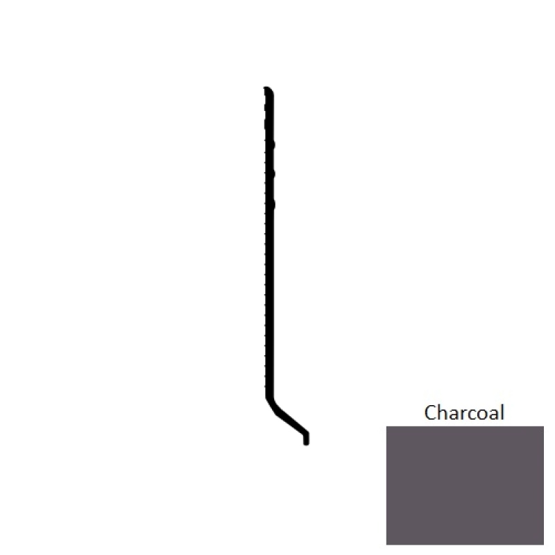 Base Sculptures Charcoal Merit Rubber Wall Base