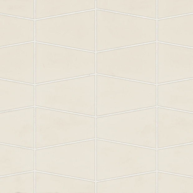 Marin Sand Dollar Porcelain Mosaic - Trapezoid - Matte