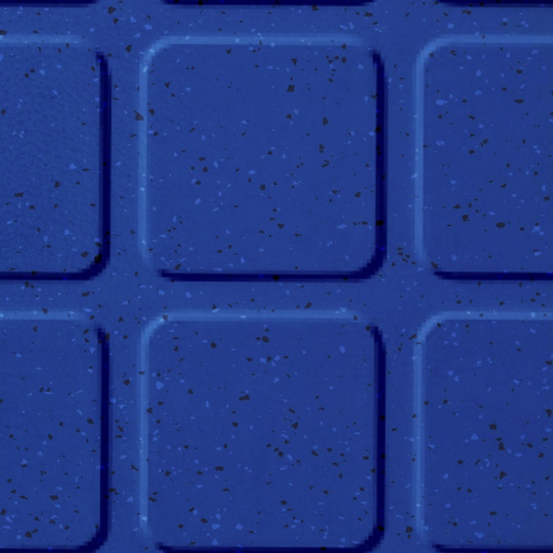 Johnsonite Maritime Raised Square Color Splash Speckled Rubber Tile - Textured - 24" X 24"