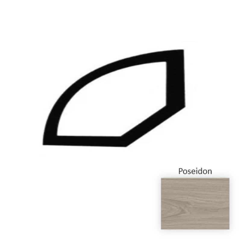Olympus Poseidon 94.5" Embossed Quarter Round