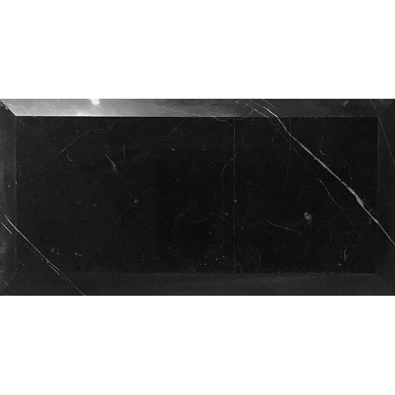 Eastern Black Nero Marble Tile - Polished