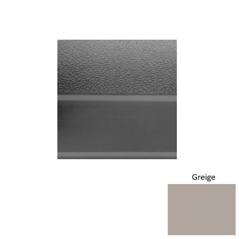Roppe Greige Rubber Stair Tread with Dupont Kevlar
